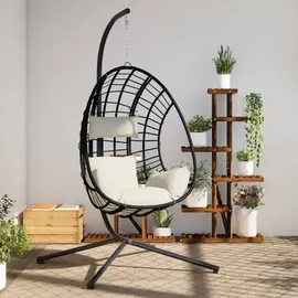 vidaXL Hängesessel Ei-Design Anthrazit