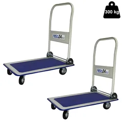 Plattformwagen Transportwagen 300kg Klappbar Rollwagen Handwagen Klappwagen 2x