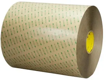 3MTM Doppelseitiges Klebeband mit Polyester-Träger 93020LE, Transparent, 1372 mm x 55 m, 0.2 mm