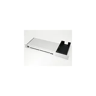 thingsINrack Rack Mount for Ubiquiti USW-PRO-MAX-16 Series - Injection Molded Front Panel Parts - Silvergrey - Screws Included - 19inch 1U