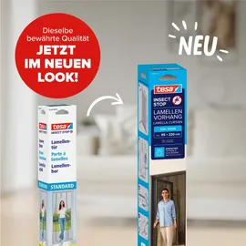 Tesa Insektenschutzgitter Lamellentür STANDARD 95 x 220 cm Anthrazit