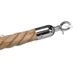 Absperrband KORDEL | Natur | Chrom