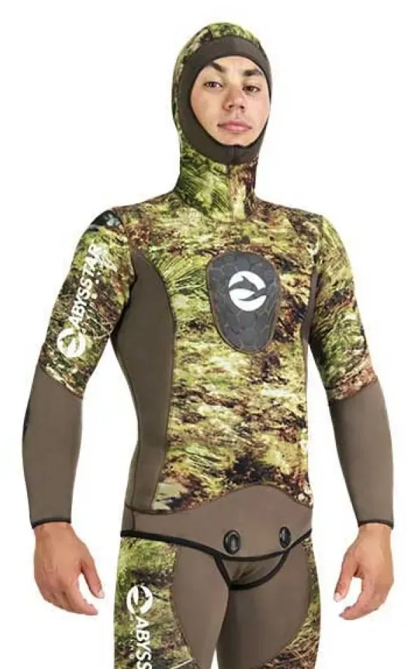 Abysstar Grouper Evo 5 Mm Speerfischjacke - Mimetico Evo - L