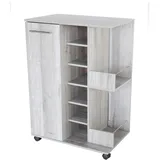 Better Home Weinregal 37 x 60 x 82 cm Grau