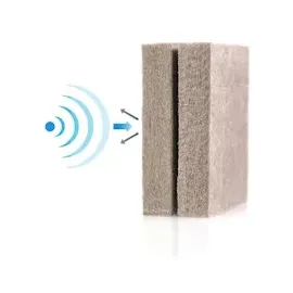 HJH Office Mobile Akustik Trennwand 2er Set Taupe