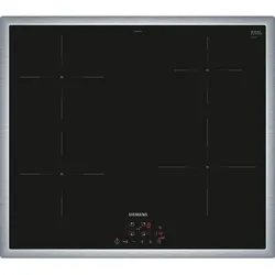 Siemens EH645BEB6E, iQ100, Induktionskochfeld, 60 cm, Schwarz, Mit Rahmen aufliegend