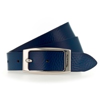 Tamaris Ledergürtel, mit glänzender Schließe in tollen Basic-Farben, blau