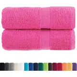 vidaXL Premium-gästetücher Solund 2 Stk. Rosa 30x50 cm 600 g/m2 vidaXL