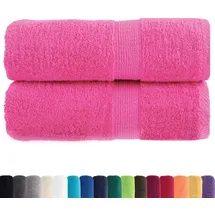 vidaXL Premium-gästetücher Solund 2 Stk. Rosa 30x50 cm 600 g/m2 vidaXL