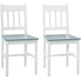 Homcom 2er Set Küchenstuhl Rückenlehne,