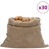 VidaXL Jutesäcke 30 Stk. 100x110 cm 100% Jute 220