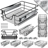 Kesser KESSER® Teleskopschublade ? Küchenschublade ? Küchenschrank ? Korbauszug ? Schrankauszug ? Vollauszug ? Schublade