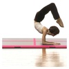 Aufblasbare Gymnastikmatte mit Pumpe PVC Rosa
