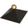 Karibu Pavillonhaube 35,5 x 35,5 cm Schwarz