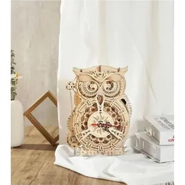 PICARESQUE Rokr 3D-Holzpuzzle Mechanische Uhr Bausatz,3D Holzpuzzle für Erwachsene,Schreibtischdekoration Geschenk für Männer Frauen(LK503)