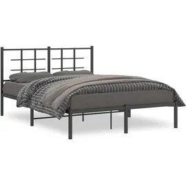 vidaXL 140 x 200 cm Schwarz