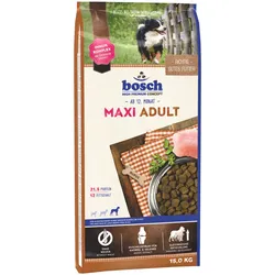 bosch Tiernahrung Maxi Adult, Adult, Groß (26-44 kg), Mais, Geflügel, 15 kg