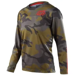 Troy Lee Designs Flowline LS Jersey Youth Spray XL - Camo army