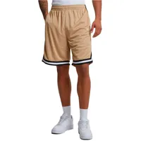 URBAN CLASSICS Stripe Mesh Kurze Hose - Union Beige,