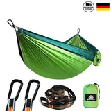 NatureFun Atmungsaktive Hängematte 300kg Tragkraft | ultraleicht