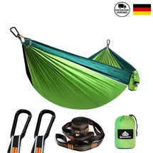NatureFun Atmungsaktive Hängematte 300kg Tragkraft | ultraleicht