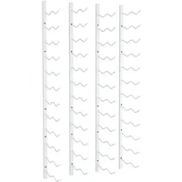 vidaXL Weinregal 22,5 x 116 x 2,5 cm Weiß