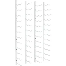 vidaXL Weinregal 22,5 x 116 x 2,5 cm Weiß