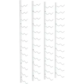 vidaXL Weinregal 22,5 x 116 x 2,5 cm Weiß