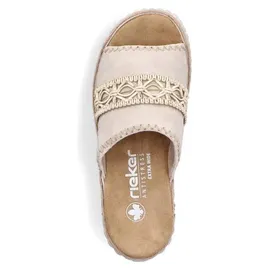 Rieker Pantolette beige, - Beige - 41