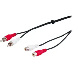 MicroConnect Audiokabel - RCA männlich zu RCA weiblich