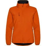 Clique Classic Softshelljacke Damen, blutorange M