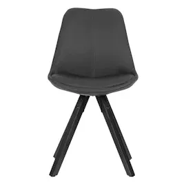 FineBuy 2er Set Esszimmerstuhl Küchenstuhl Stoff Stuhl gepolstert mit Lehne