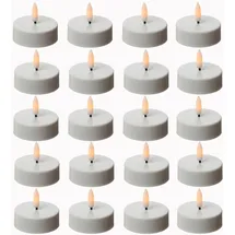 441 LED Maxi Teelichter 5,8 cm 10 St. weiß