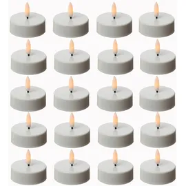 441 LED Maxi Teelichter 5,8 cm 10 St. weiß