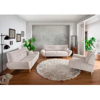 INOSIGN »Drago elegant und zeitlos, komfortabel, moderne Formensprache", (Set, 3-Sitzer, 2-Sitzer und Sessel), Set 3-2-1, bequem, versch. Stoffe, inkl. 2 Zierkissen