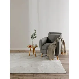 benuta Teppich Claire, rechteckig, Höhe: 6 mm, Teppich Wohnzimmer, Esszimmer, Schlafzimmer, Flur, Boho, Pflegeleicht 200 cm x 300 cm x 6 mm