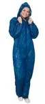 Vlies-Overall mit Kapuze Premium  Blau XL