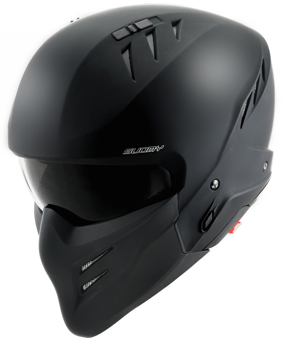 Suomy Armor Plain Jet helm, zwart, L Voorman