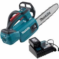 Batteriebetriebene Elektro Kettensäge Makita DUC254Z -  Akku 3Ah 18V und Akkuladegerät