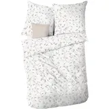 KAEPPEL Leaf Allover Floral Beige 135 x 200 cm + 80 x 80 cm