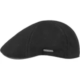Stetson Muskegon Gatsby Cap Schirmmütze nachhaltig Herren Herbst Winter schwarz XXL (62-63 cm) - XXL