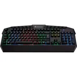 Verbatim SureFire KingPin RGB Gaming Multimedia Keyboard QWERTY Italian Kabelgebunden Gaming-Tastatur Beleuchtet Italienisch, QWERTY Schwarz LEDs RGB, USB, IT (48832)