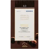 Korres Arganöl Haarcoloration 5.0 light brown 145 ml