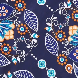 Beliani Bettwäsche, Blau, Textil, 155x220 cm Dunkelblau