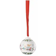 Hutschenreuther Weihnachtsspiele Porzellan-Minikugel 4,5 cm