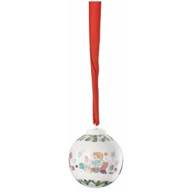 Hutschenreuther Weihnachtsspiele Porzellan-Minikugel 4,5 cm