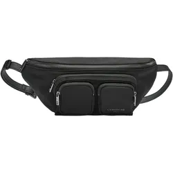 Bauchtasche LIEBESKIND BERLIN "Belt-Bag MAIA NYLON", Damen, Gr. B/H/T: 32cm x 12cm x 8cm, schwarz, Nylon, Taschen