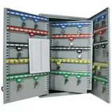 HMF 135300-07 Schlüsselschrank 300 Haken, 55 x 38 x 20,5 cm, lichtgrau