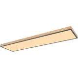 GLOBO Doro 1 LED-Panel rechteckig grau