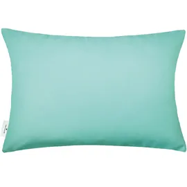 Tom Tailor Dekokissen TOM TAILOR HOME "Dove Signature" Gr. 1, grün (hellgrün, jade, unifarben), B:60cm H:0,5cm L:40cm, Baumwolle, Polyester, Dekokissen_Sitzkissen_Kissenhüllen, mit Paspel, Kissenhülle ohne Füllung, 1 Stück
